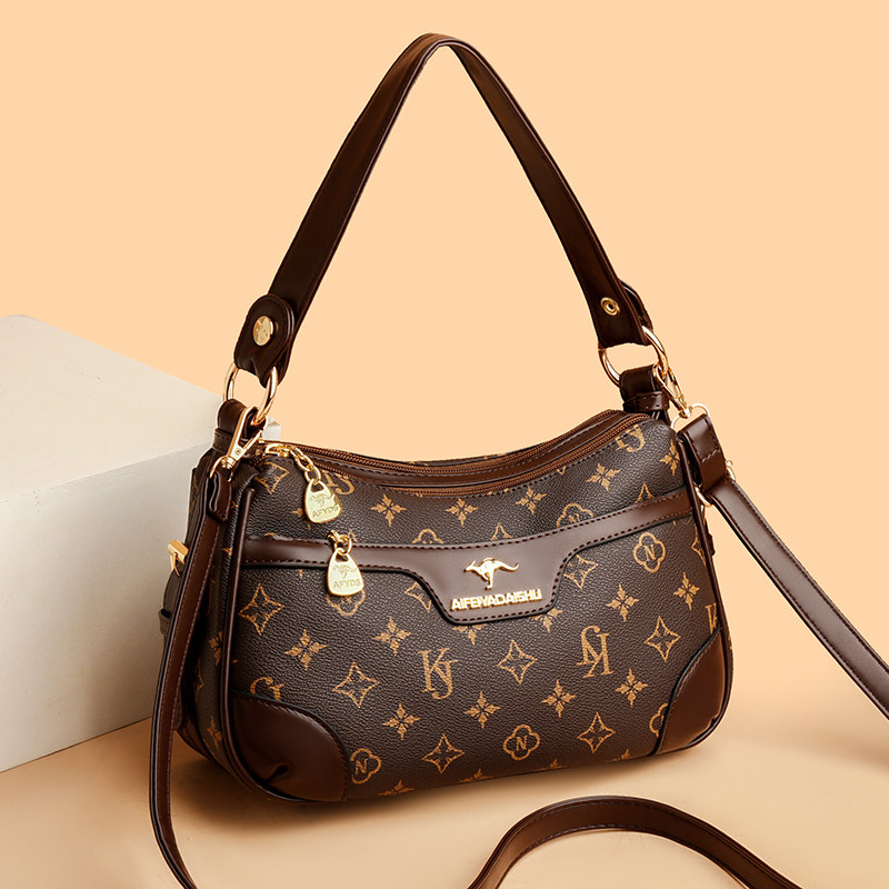 真皮女包包2026新款中年大气软皮单肩妈妈包时尚百搭高级感斜挎包