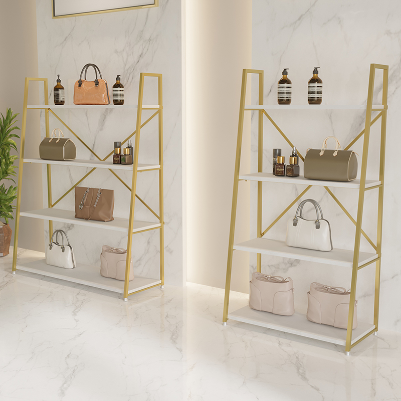 轻奢服装店展示架包包架落地式