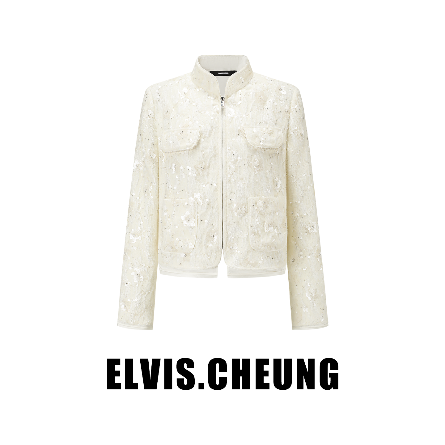 ELVIS.CHEUNG新中式重工珠片外套