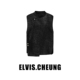 ELVIS.CHEUNG25秋冬新中式 马甲百搭显瘦复古坎肩上衣 真丝包边无袖