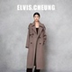 ELVIS.CHEUNG25秋冬山羊绒风衣式 大衣外套女高级显瘦气质时尚 上衣