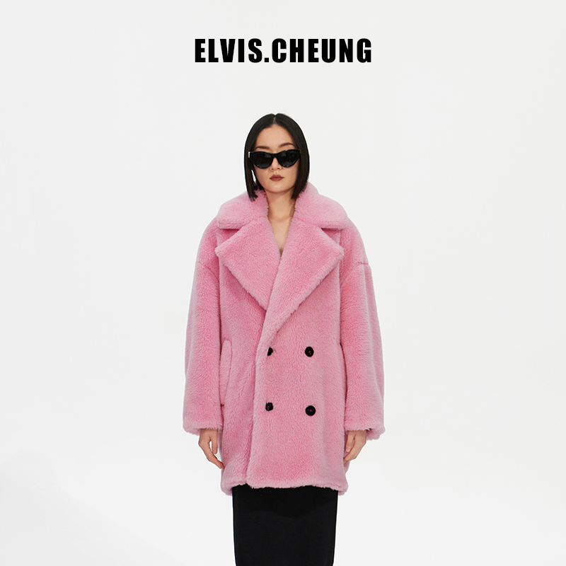 骆驼绒大衣ELVIS.CHEUNG