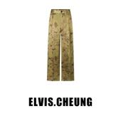 香云纱经典 阔腿裤 女时尚 ELVIS.CHEUNG蒋云25春夏新款 百搭休闲裤