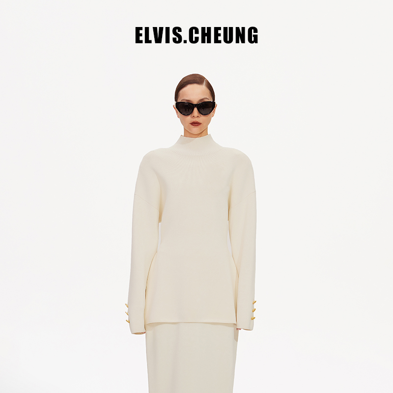 高级感针织毛衣ELVIS.CHEUNG通勤