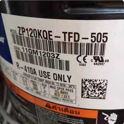 ZP103KQE-TFD-505 ZP120KQE-TFD-522 ZP120KCE-TFD-522谷轮压缩机