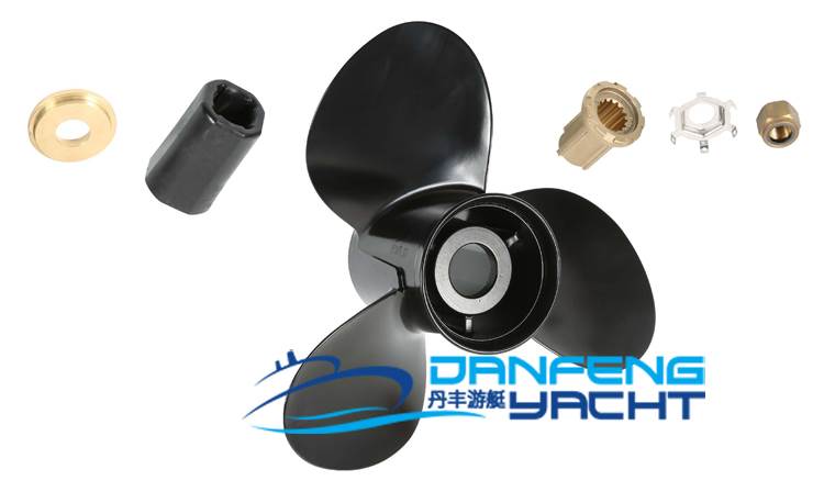 日本美国船外机铝合金螺旋桨-250匹马力船用挂机桨叶