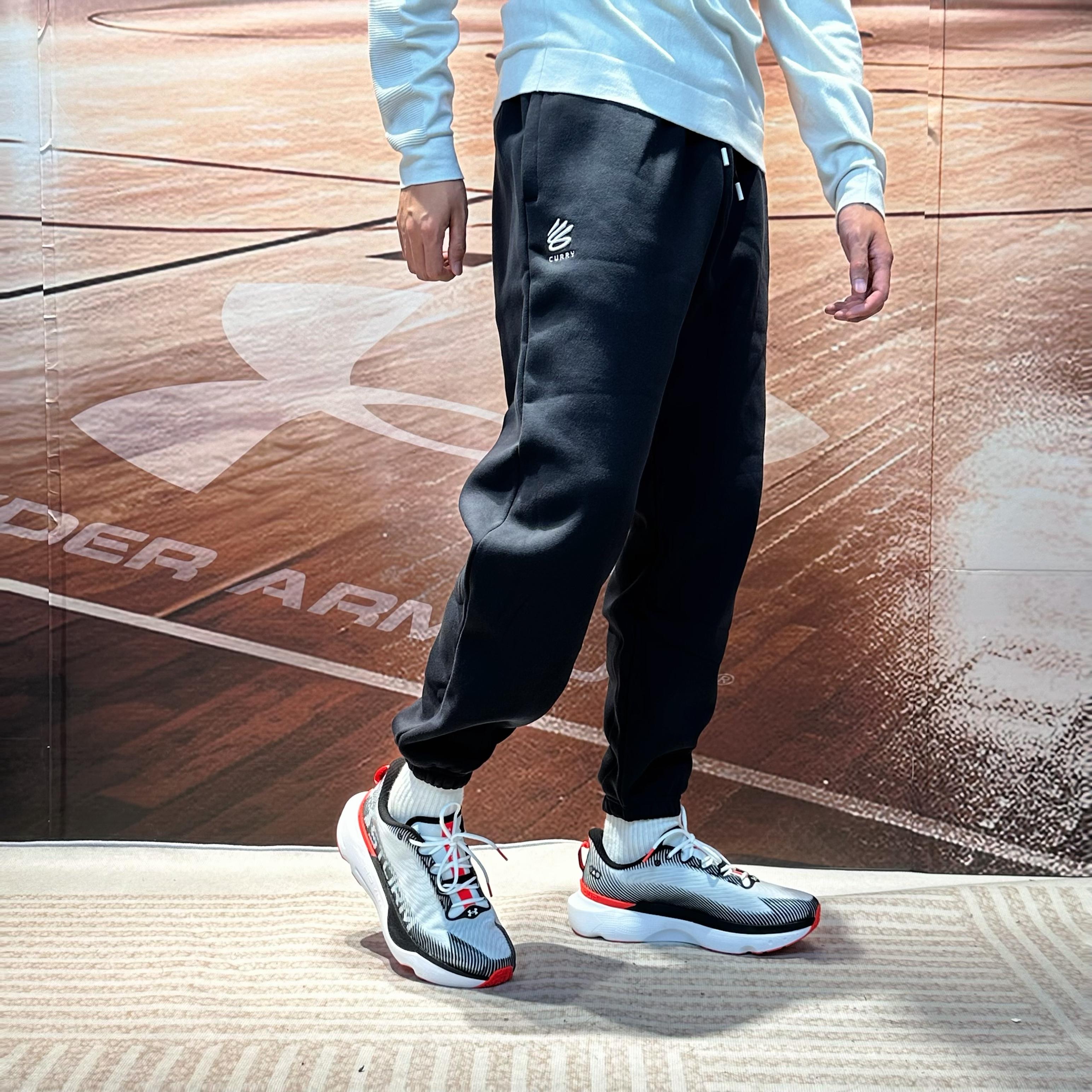 安德玛UA 新款束脚男子运动训练针织长裤 1387097