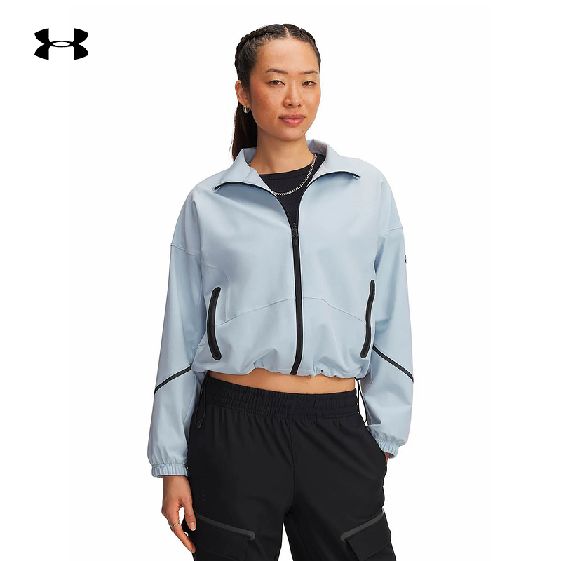 安德玛瑜伽健身立领运动夹克