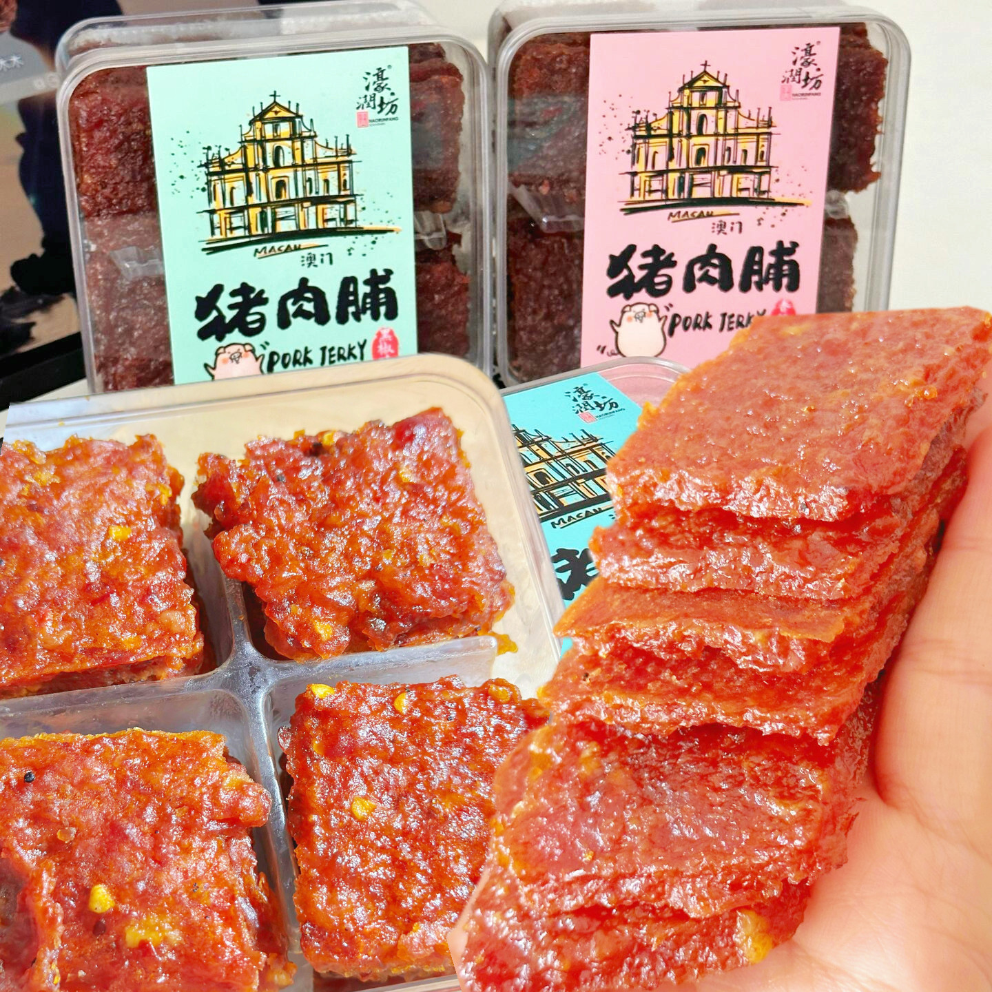 濠润坊澳门特产手信厚切猪肉脯