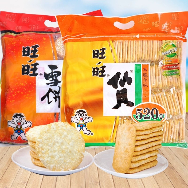 旺旺经典仙贝雪饼米果综合装400g