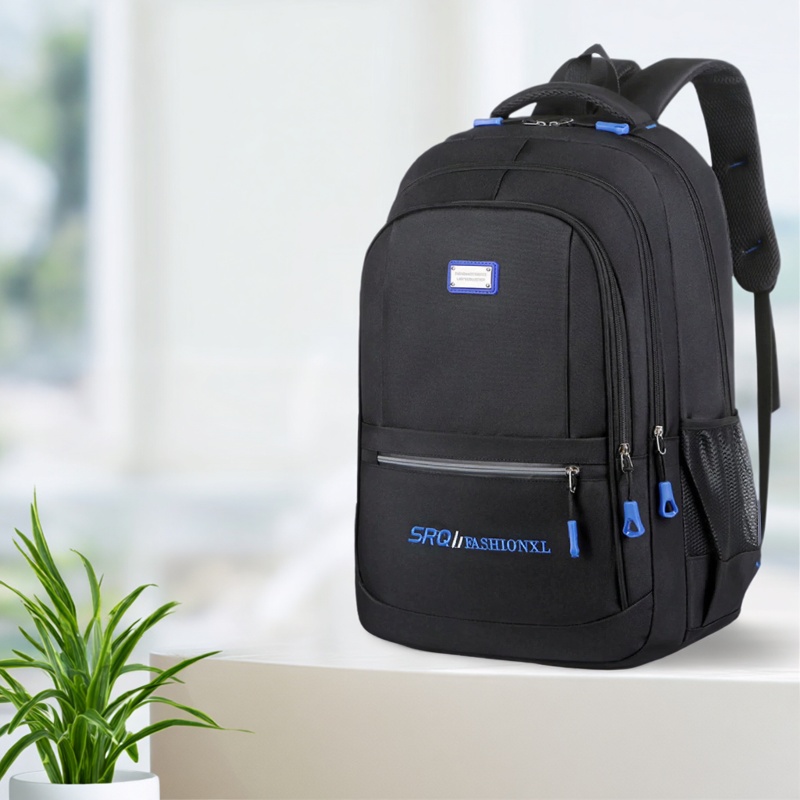 双肩包旅行出差电脑背包大容量男士简约通勤时尚商务初中学生书包