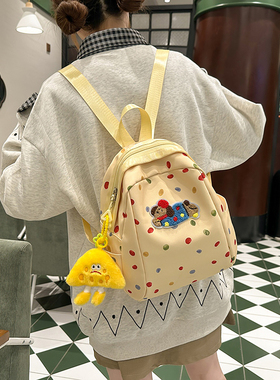 新款可爱卡通幼儿园书包研学女童出游轻便双肩包女孩郊游包背包女