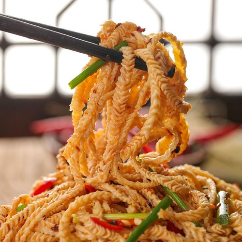 素羊肚丝豆腐丝豆制品人造肉豆皮丝凉拌菜干货大全火锅麻辣烫食材