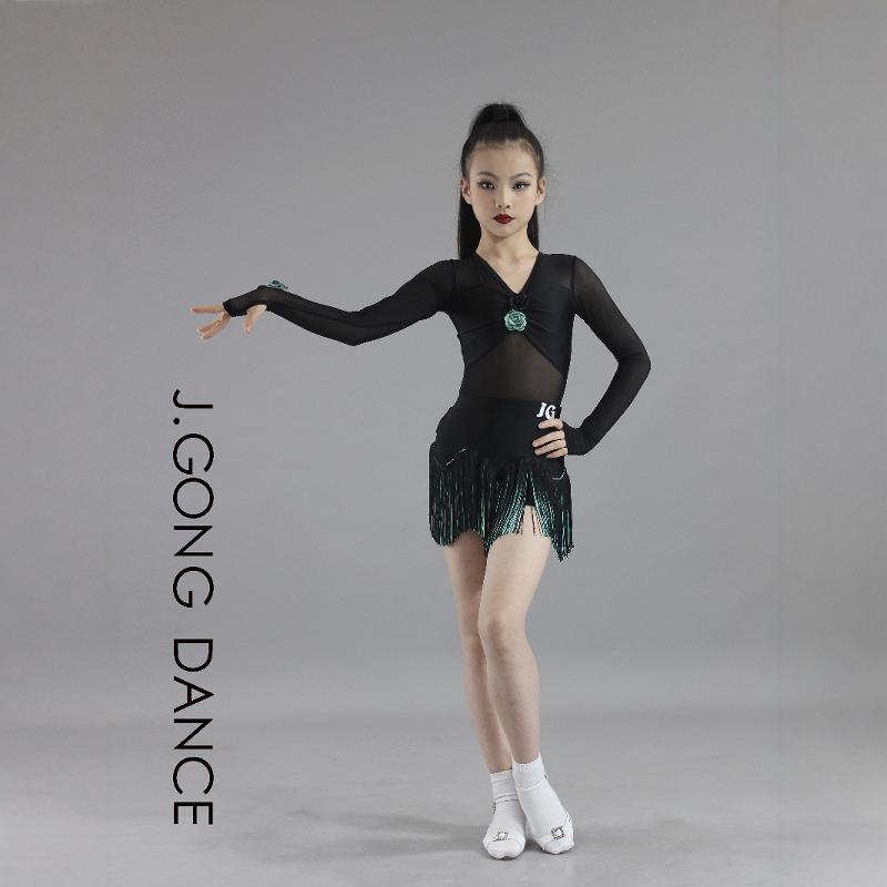 锦宫双色流苏裙双色玫瑰花