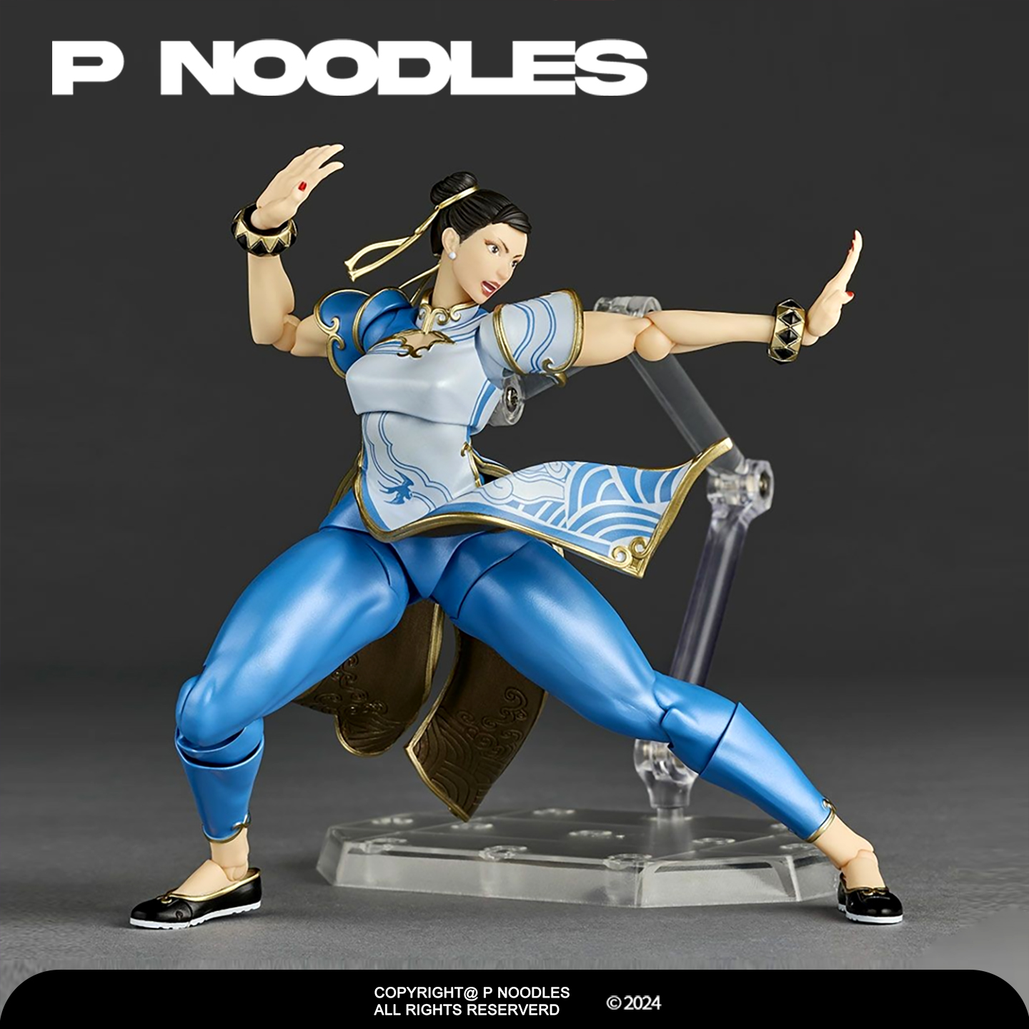 正版海洋堂春丽可动手办