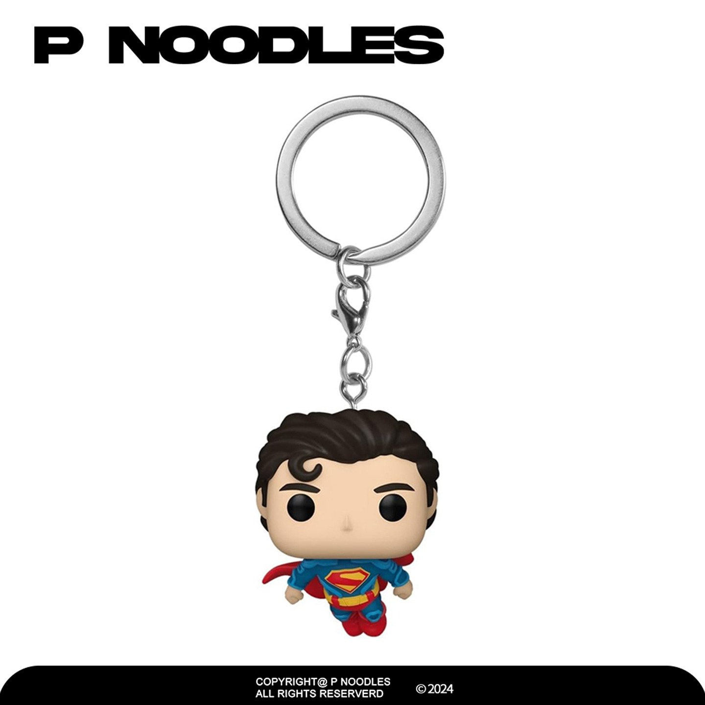 正版授权Funko超人钥匙扣现货