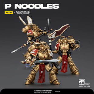 预售 正版授权 JOYTOY暗源 战锤 圣血天使 圣血卫队守卫 可动手办