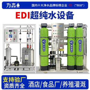 EDI超纯水设备工业纯净水双级反渗透设备工业实验室去离子水机器