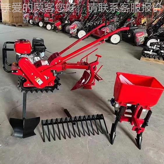 18带0沟水冷柴油机LGJ农用微耕机单地链轨履施肥机开犁地菜园翻播