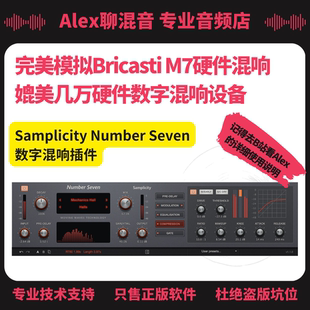 完美模拟Bricasti-Samplicity Number Seven混响插件-Alex聊混音