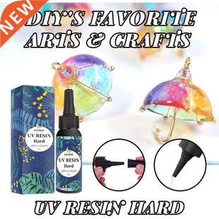 60g Transparent Hard UV Resin Glue Ceramic Plastic Crack