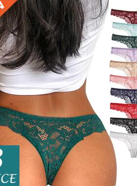 3 Pcs/Lot Hot Sale Panties Women Sexy G String Thong Low-Wai