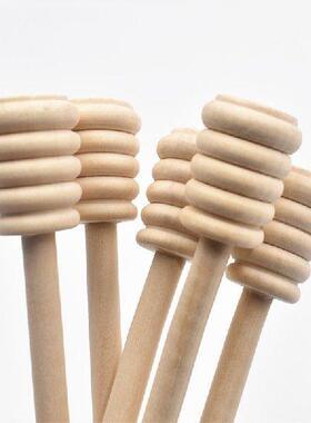 2.4*16CM Wooden Mini Honey Spoon Eco-Friendly Long Handle