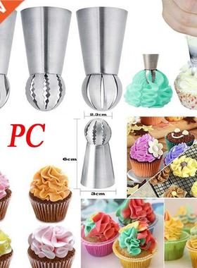 Stainless Steel Pastry Tube Nozzle Ball Icing Confectioners