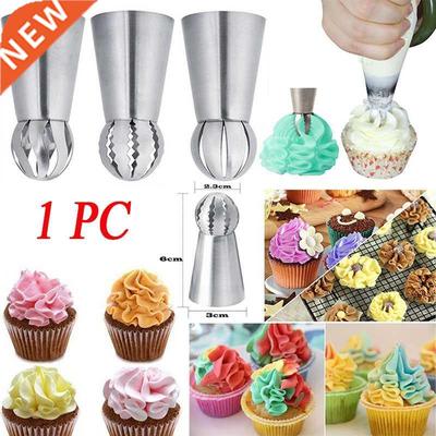 Stainless Steel Pastry Tube Nozzle Ball Icing Confectioners