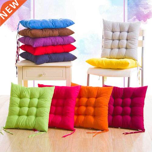 Soft Thicken Pad Chair Cushion Tie on Seat Dining Room Kitch