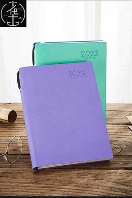 紫色日程本teacher planner book 2022 9月 schedule plan笔记本