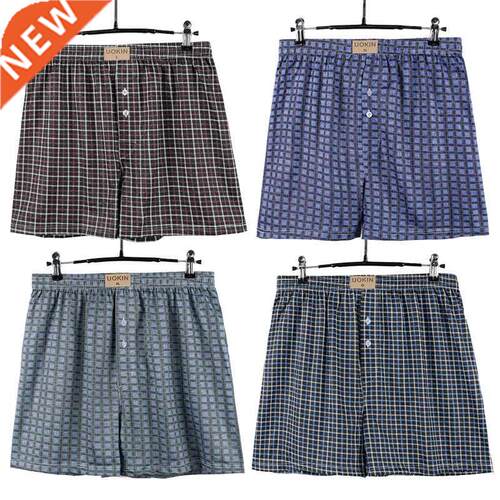 Men's Underpants Boxers Breathable Pants Cool Loose Boxer Pa