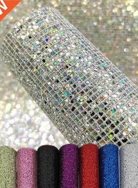 1 Sheet 20x30CM Shiny Glitter Artificial Leather Fabrics