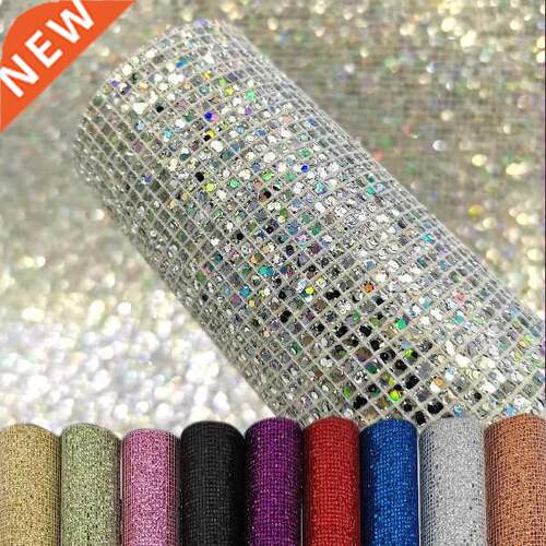 1 Sheet 20x30CM Shiny Glitter Artificial Leather Fabrics
