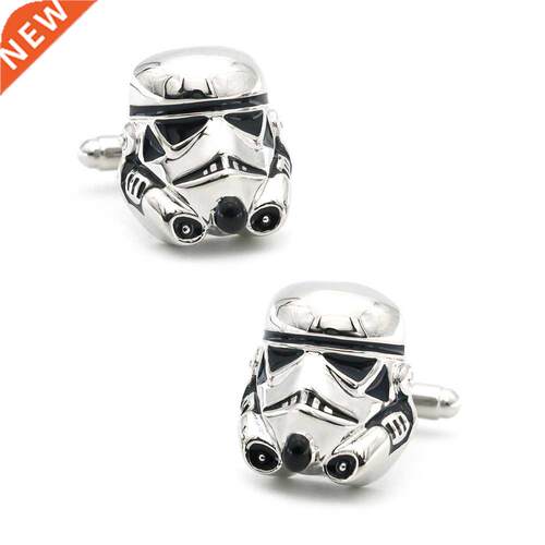 Movie Design Star Wars Stormtrooper Cufflinks For Men Qualit