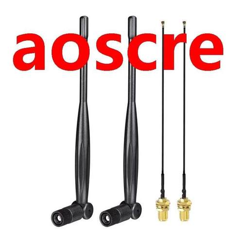 WiFi Antenna 6DBi 2.4GHz 5.8GHz Dual Band RP-SMA Male Antenn