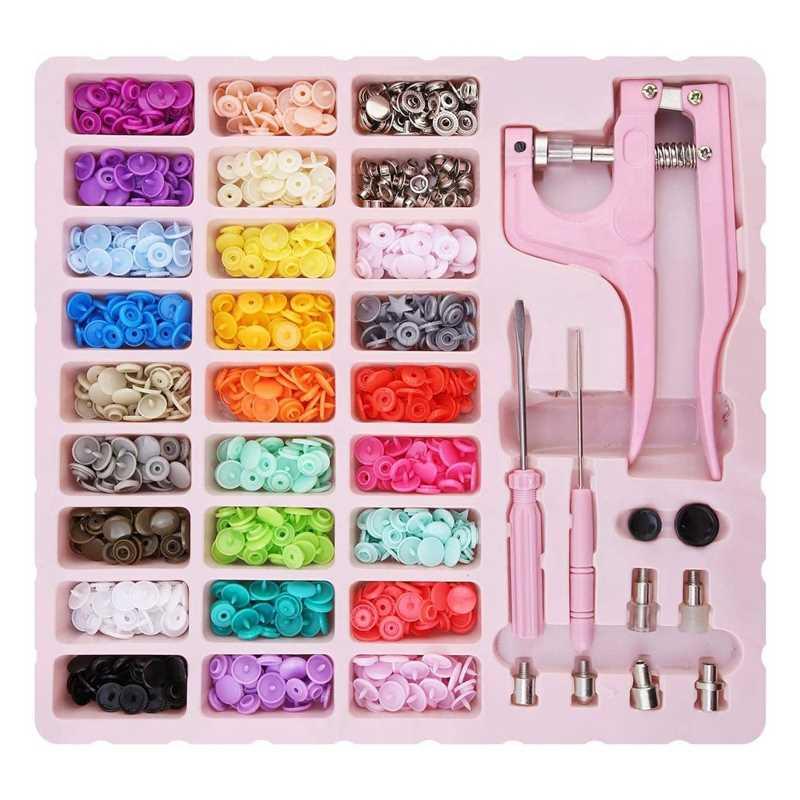 Snaps Fasteners Kit, Snap Buttons T5 With Installment Tool