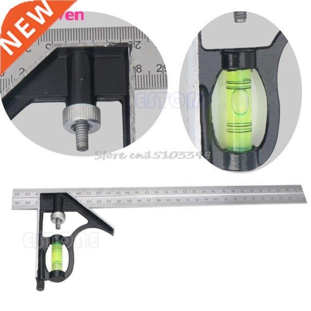 New Adjustable Sliding Combination Square Ruler Level Measur