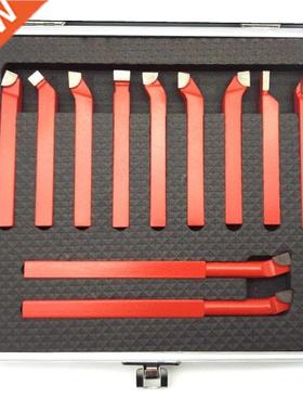 11Pcs 10x10 mm,Carbide Tip Tipped Bit Set Brazed Milling Cut