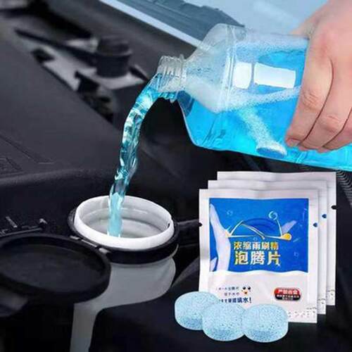 20Pcs Car Effervescent Tablets Windshield Cleaner Windscreen