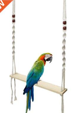Handmade Chicken Swing Toy For Coop Natural Safe Wooden