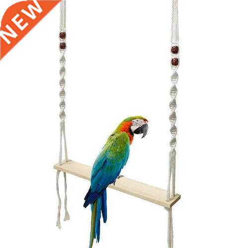 Handmade Chicken Swing Toy For Coop Natural Safe Wooden