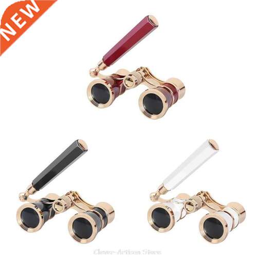 Mini Protable Vintage Glasses Binocular Telescope with Handl