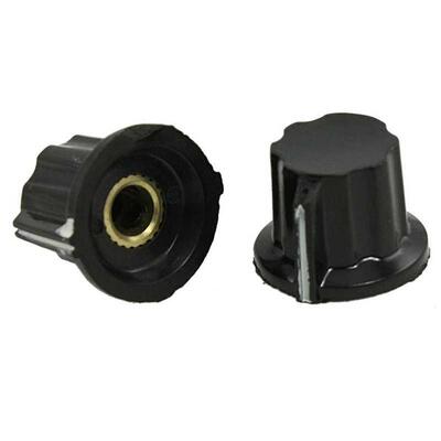 5 PCS 6mm Shank Insert Dia Potentiometer Knobs Volume Contro