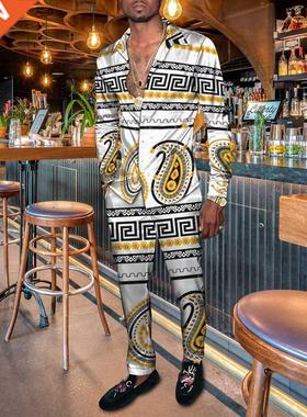 Autumn Winter Men's Single-Breasted Lapel Shirt Men'