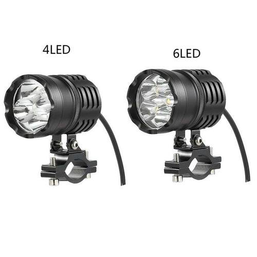 4/6LED High Spotlight Super Bright Motorcycle Boat Spot Driv
