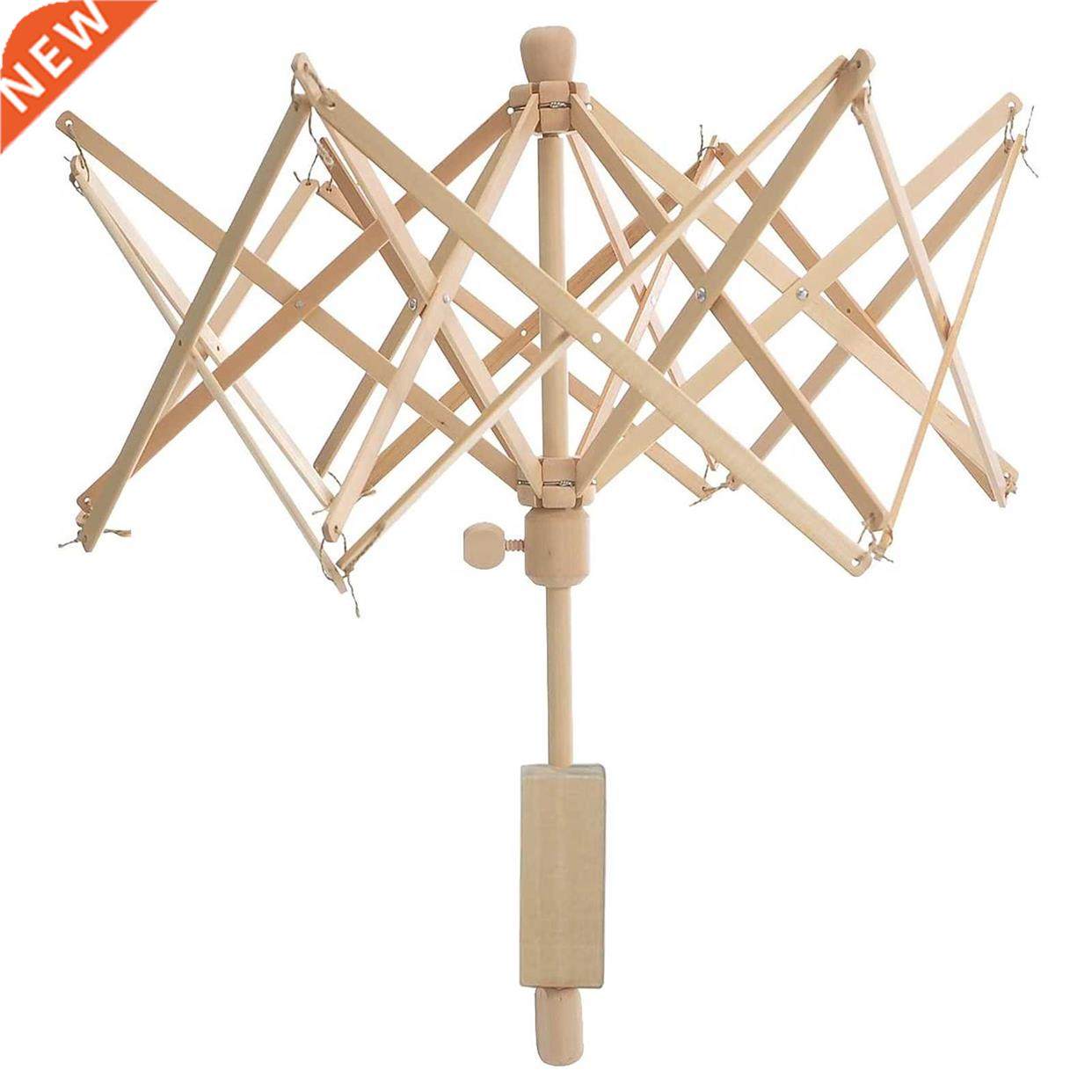 yarn cable winder 29.5x24.8-in wooden umbrella swift yarn