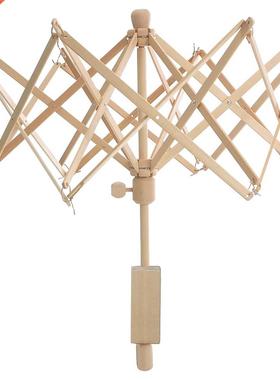Yarn Cable Winder 29.5x24.8-in Wooden Umbrella Swift Yarn