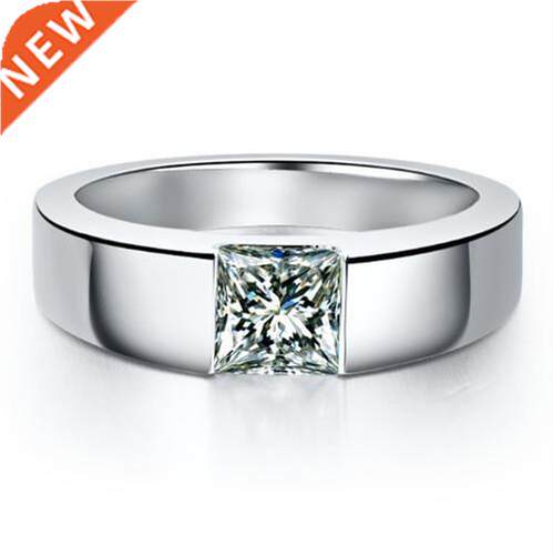 1Ct Princess Cut Man Jewelry Diamond Mined Ring for Man Enga