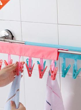 1Pcs Cloth Hanger Clips Multifunction Clothespin Travel Supp